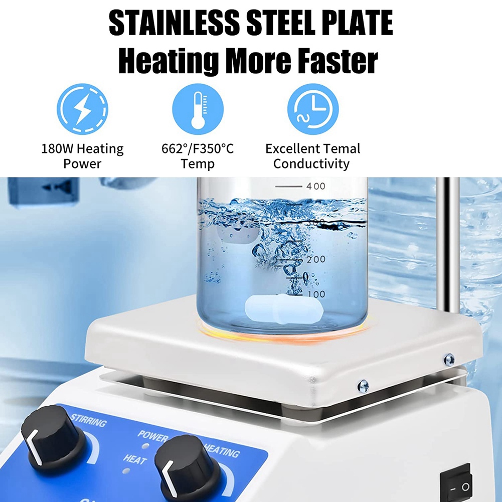 Lab Magnetic Stirrer Hot Plate - Produk Baru - Pemacu Magnetik Laboratorium,