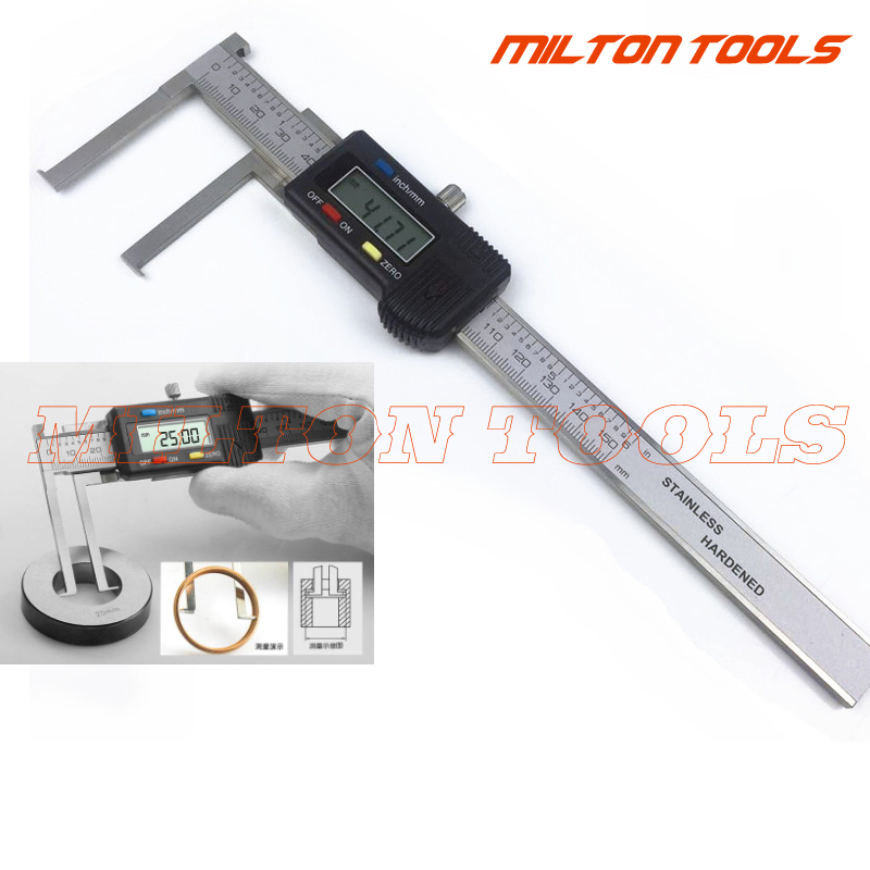 Digital Caliper 150Mm Stainless Steel - Caliper Digital Alur Dalam 10-150mm dengan