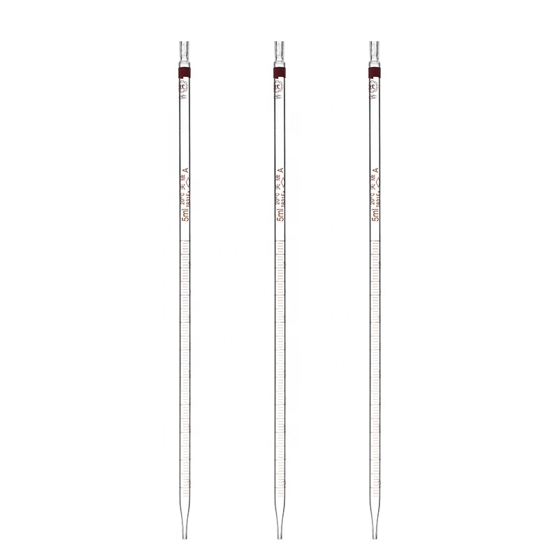 Lab Equipment - Pipet Volumetrik Kaca Warna Ring Volume