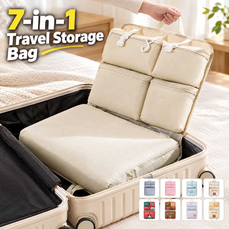 Packaging - Tas Penyimpanan Serbaguna 7-in-1 untuk Perjalanan,