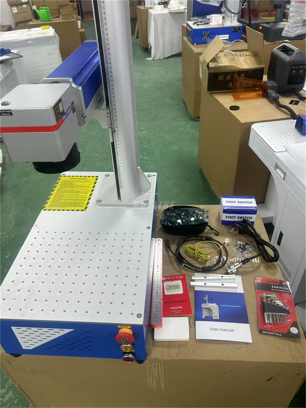 Mesin Penanda Laser Serat 3D P - Fiber Laser Marking Machine 30W ulasan dan harga