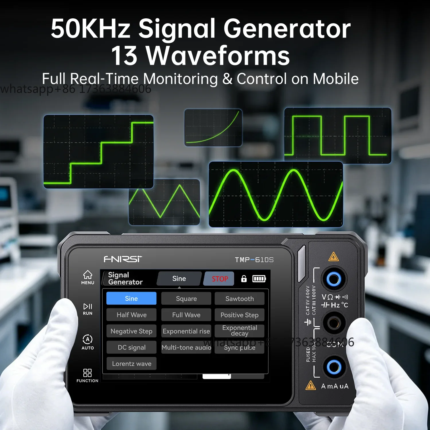 FNIRSI TMP-610S Multimeter Dig - Fnirsi Digital Oscilloscope Handheld ulasan dan harga