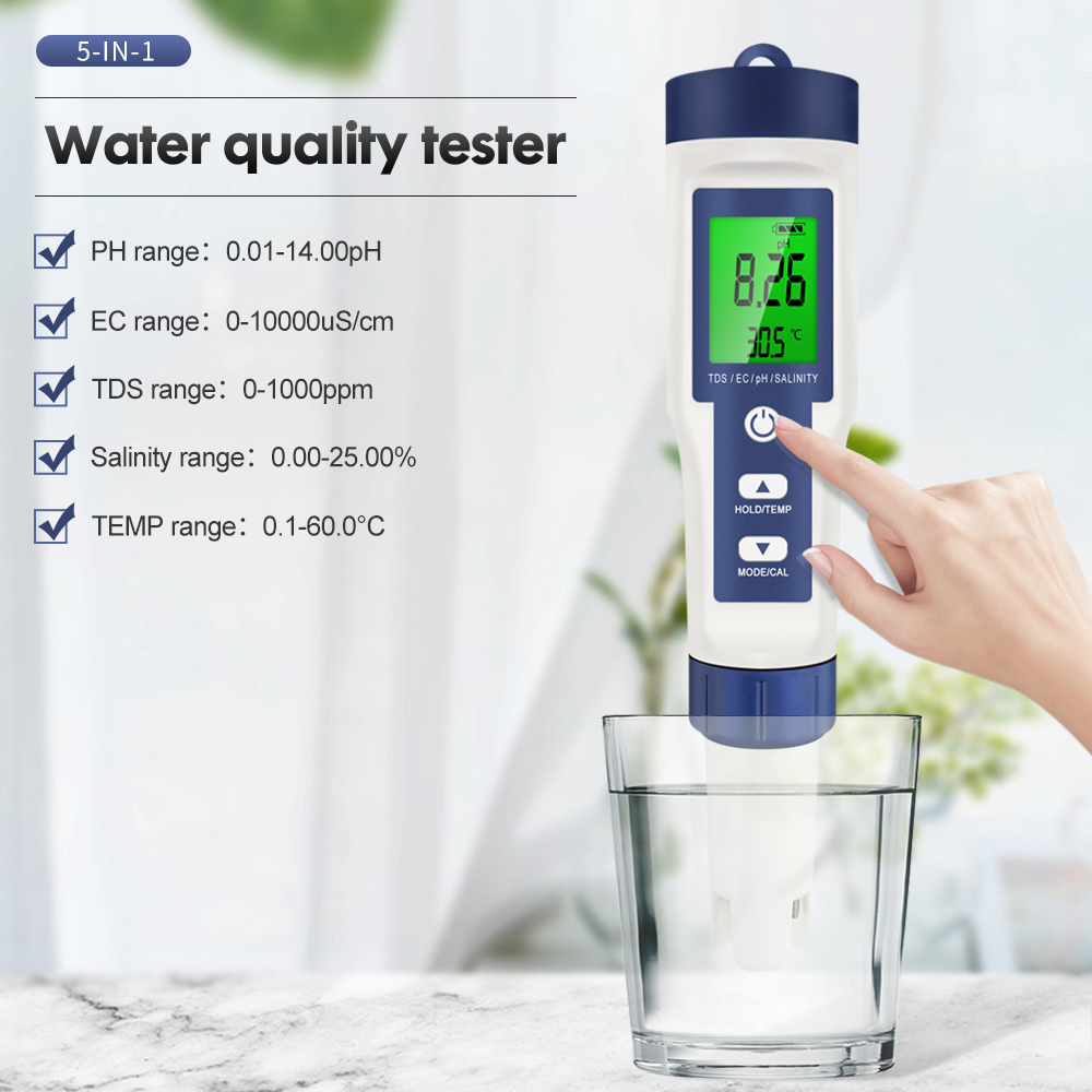 Penguji kualitas air profesion - Ph Meter Digital Water Tester ulasan dan harga