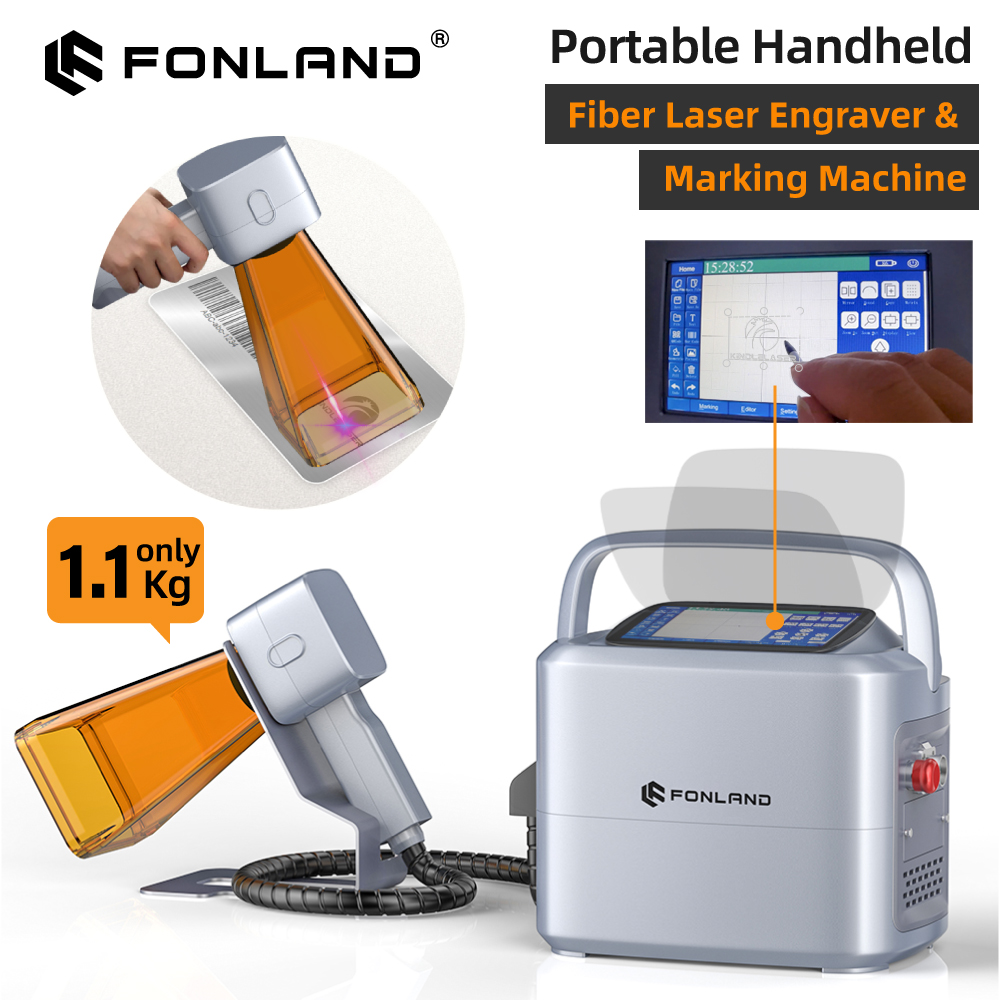FONLAND K1 20W 30W Mesin Pengu - Fiber Laser Marking Machine 30W ulasan dan harga