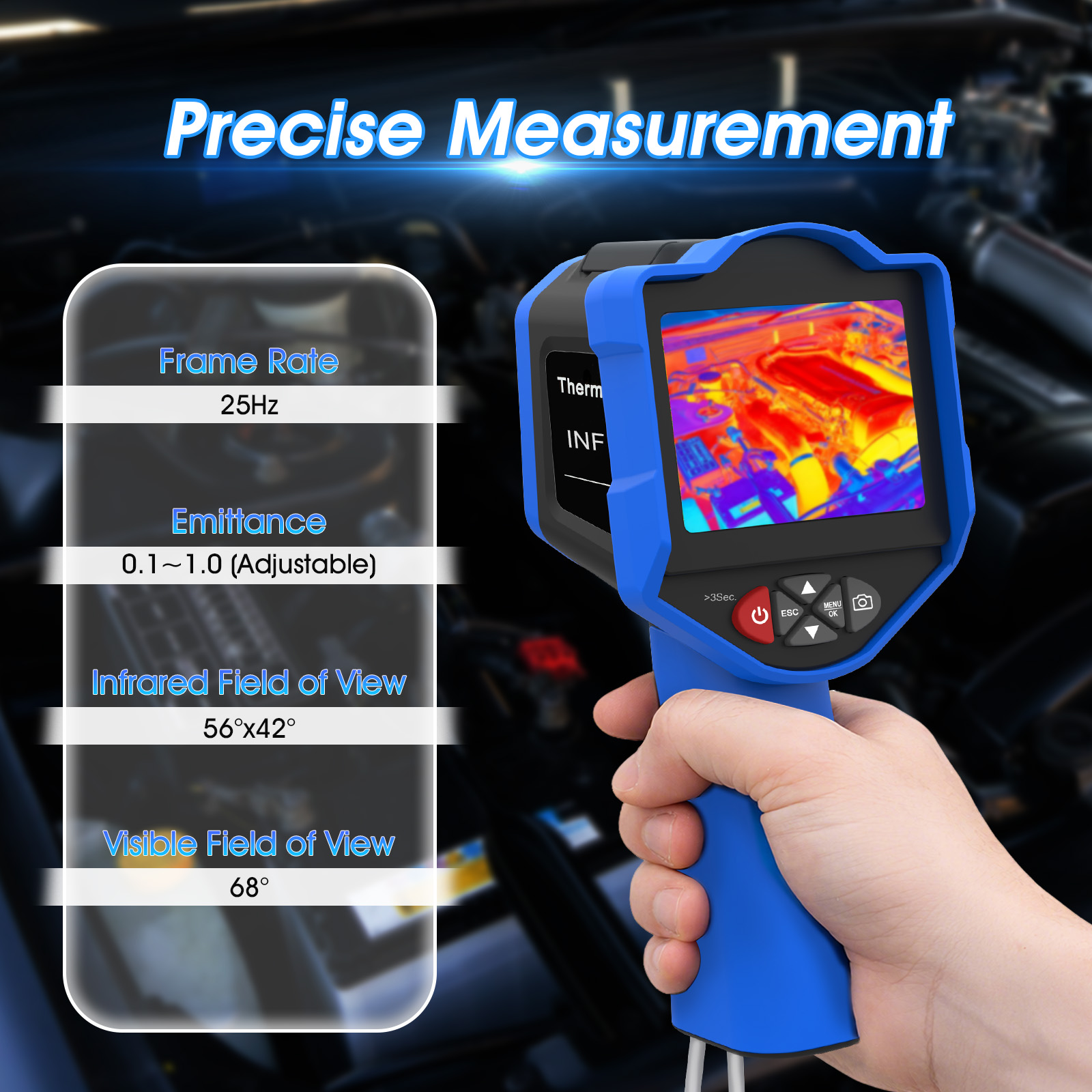 Kamera Termal HoldPeak 256 x 1 - Thermal Imaging Camera Pcb Repair ulasan dan harga
